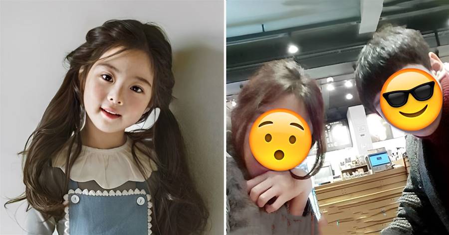韓國5歲小蘿莉因長得太漂亮，被質疑「顏值真實性」，父母曬照后都立馬閉嘴！