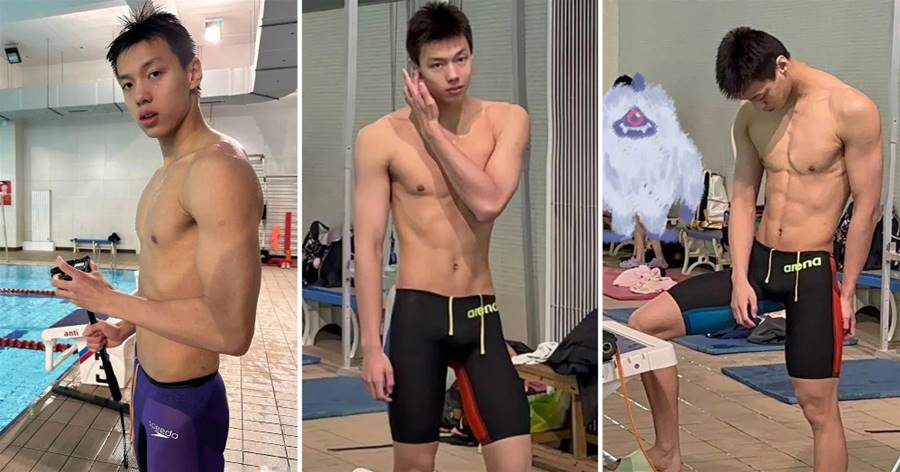 07年193CM游泳體育生，簿肌大長腿小鮮肉不輸寧澤濤陳艾森!